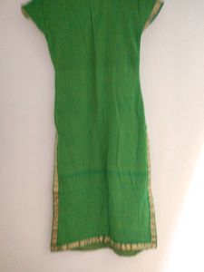 Green Kurta Set, XS