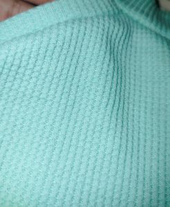 Cyan Blue Crop Top