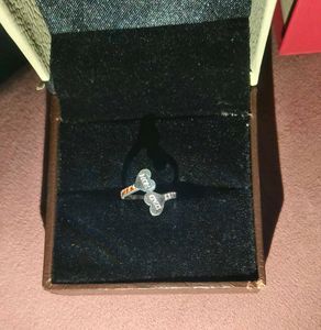 Mom & Dad Heart Ring pure silver