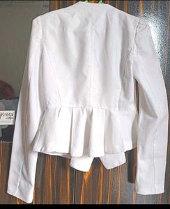 White Blazer - Basic