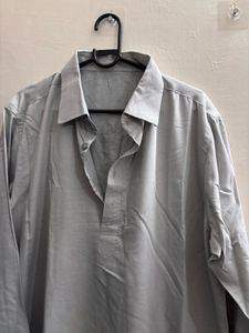 Men's Grey Kurta