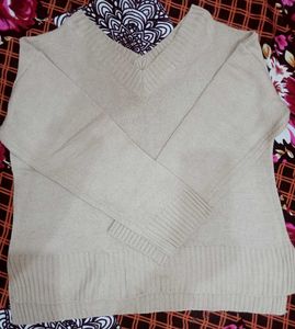 Oversized V-Neck Sweater
