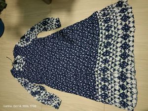 Elegant Navy Floral Maxi Dress