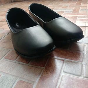 Black Slip-On Shoes
