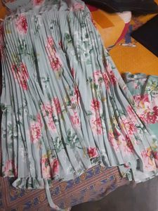 Wrap Flowy Floral Gown