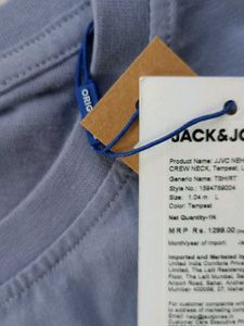 Jack &amp; Jones Pure Indigo Vintage T-Shirt