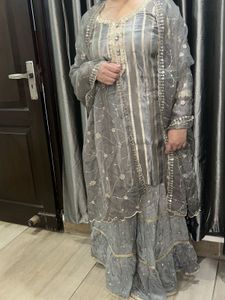 Elegant Grey Kurta Set