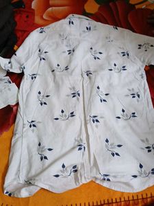 Floral Print Button-Down Shirt