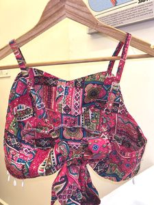 Boho Patchwork Crop Top