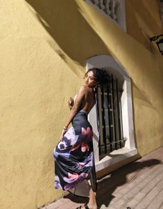 Satin Halter Neck Maxi Dress
