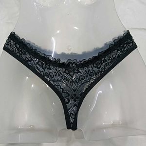 Black Lace 🪔 Thong Panty