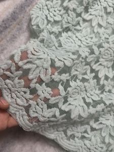 Sheer Lace Long Sleeve Top