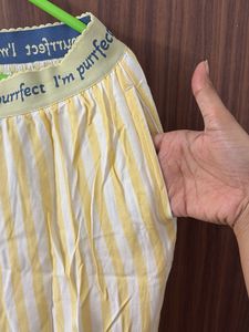 Cute Striped Pajama Set