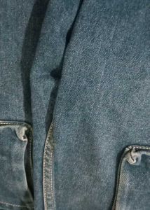 Blue Denim Cargo Pants