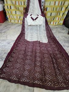 Navratri special saree with blouse
