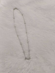 Silver colour Infinity Necklace