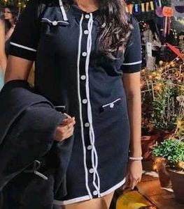 Classic Black &amp; White Mini Dress