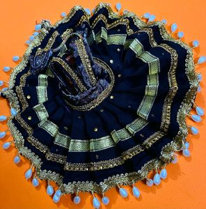 Laddu Gopal Fancy Dress Fabric Cotton Size 4, 5, 6