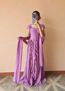 Elegant Lavender Gown