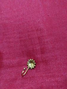 Ethnic Flower Nose Pin