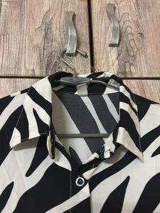 Stylish Zebra Print Maxi Dress