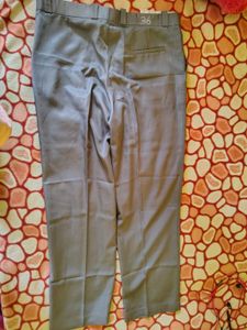 Men's Grey Straight Leg Pants - No1