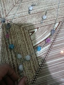 Boho Beaded Necklace &amp; Earrings Set