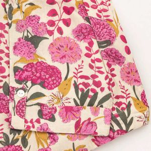 Floral Print Button-Up Kurta