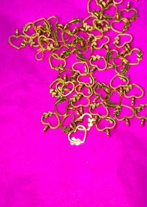 Golden Heart Charms (Set of 20 pieces)