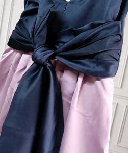 With freebies 🫶 Chic Navy &amp; Lavender Maxi Dress