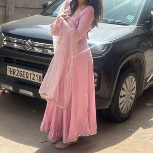 Pink Party Wear Suit – Elegant Look