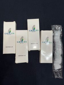Graces Shower Caps & Shaving Kit