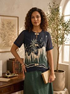Unique Batik Print Blouse