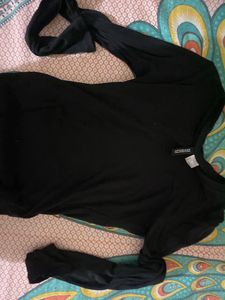 Classic Black Long Sleeve Top