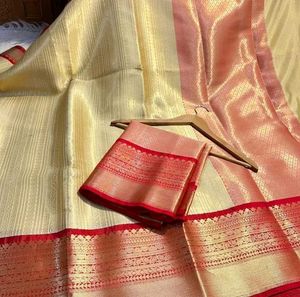 New Without Tag- Banarasi Tissue Silk Saree