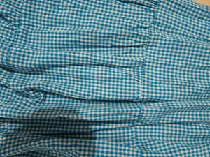 Blue Gingham Tiered Sundress freesize