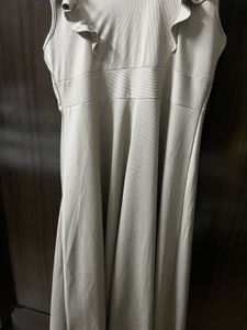 Flowy Ruffle Sleeve Maxi Dress