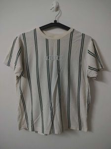 Striped "Chill" T-Shirt