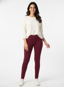 Medium Size Maroon Comfortable Leggings