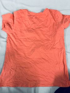 Coral Crew Neck T-Shirt