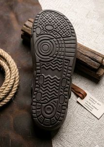 Comfortable Brown Flat Sandals