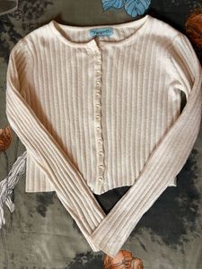 Babyjade Ribbed Knit Cardigan
