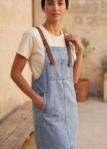 Denim Pinafore Dress