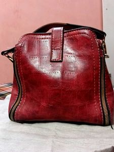 Chic Red Handbag