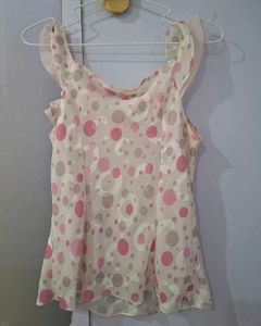 Baby pink whimsical top