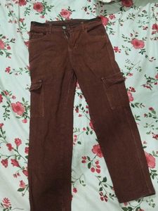Brown Cargo Jeans