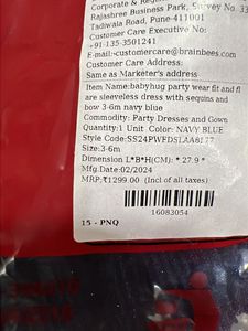 Sparkling Blue Party Dress