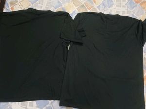 Couple Black Singapore Tshirts pack of 2