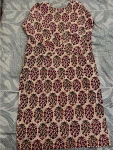 Bohemian Floral Print Kurta