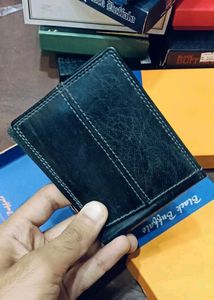 Black Buffalo Leather Wallet